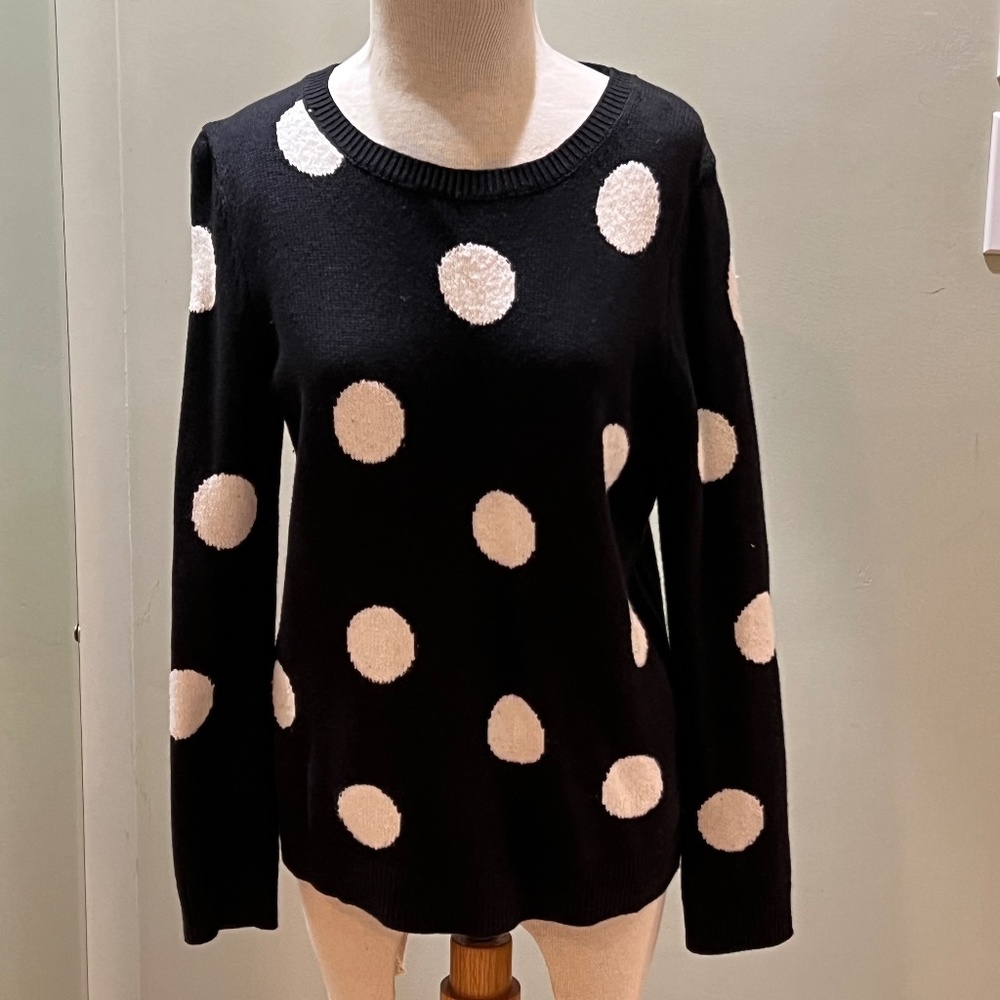 Long sleeve black sweater
